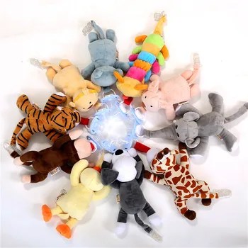 

Baby Boy Girl Dummy Pacifier Chain Clip Plush Animal Toys Soother Nipples Holder (not Include Pacifier)0-1 Year