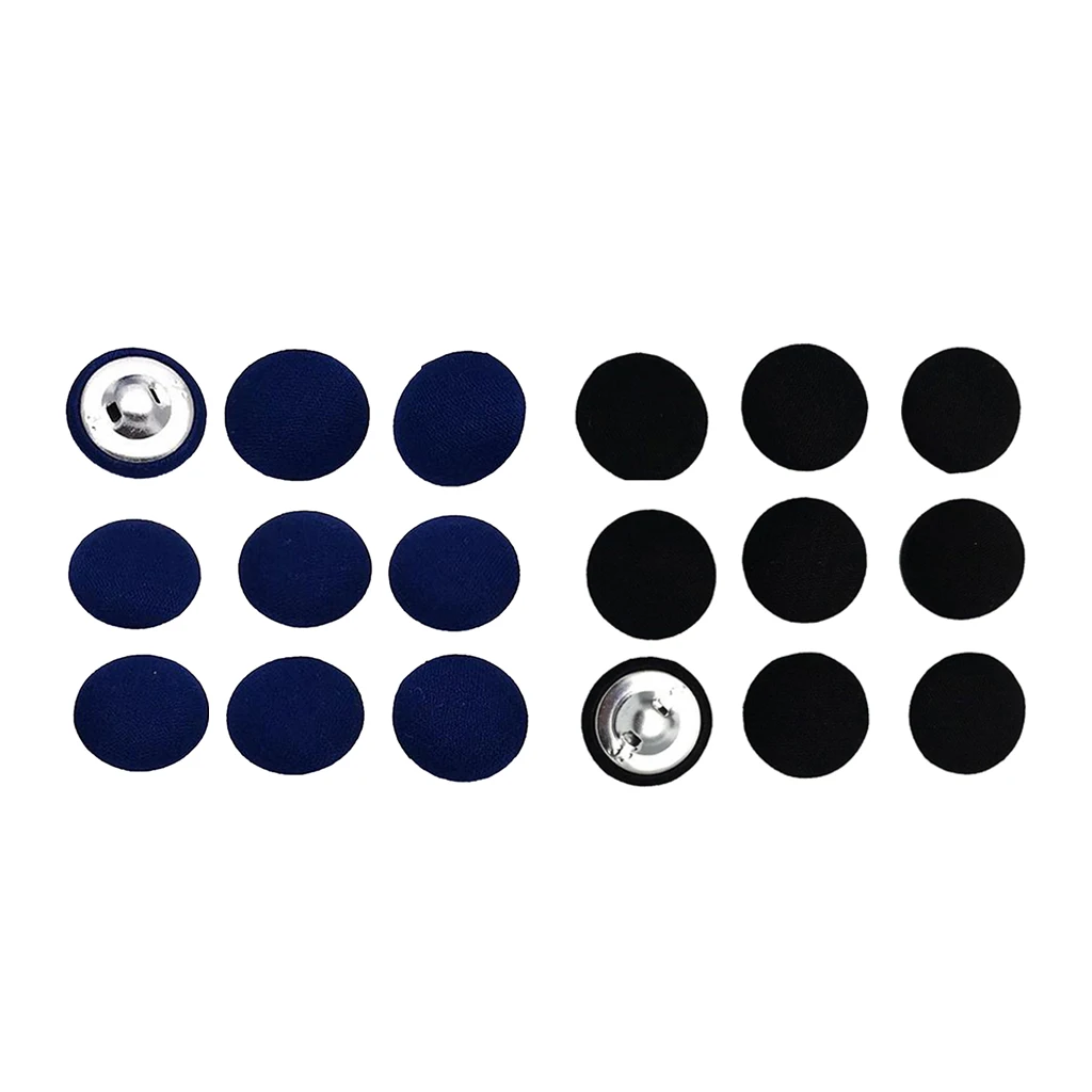 10Pcs Mushroom Fabric Covered Buttons for Sewing Clothing Accessories 20mm