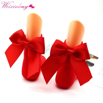 

2020 NEW NEW Baby Girls Socks With Bow Tie Lace Ruffle Princess Cotton Sock With Ribbons Candy Colors Princess Socks02