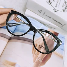 Металлическая оправа TR90, черная оправа для очков кошачий глаз, женские прозрачные оправа для очков, оптические компьютерные очки oculos grau feminino