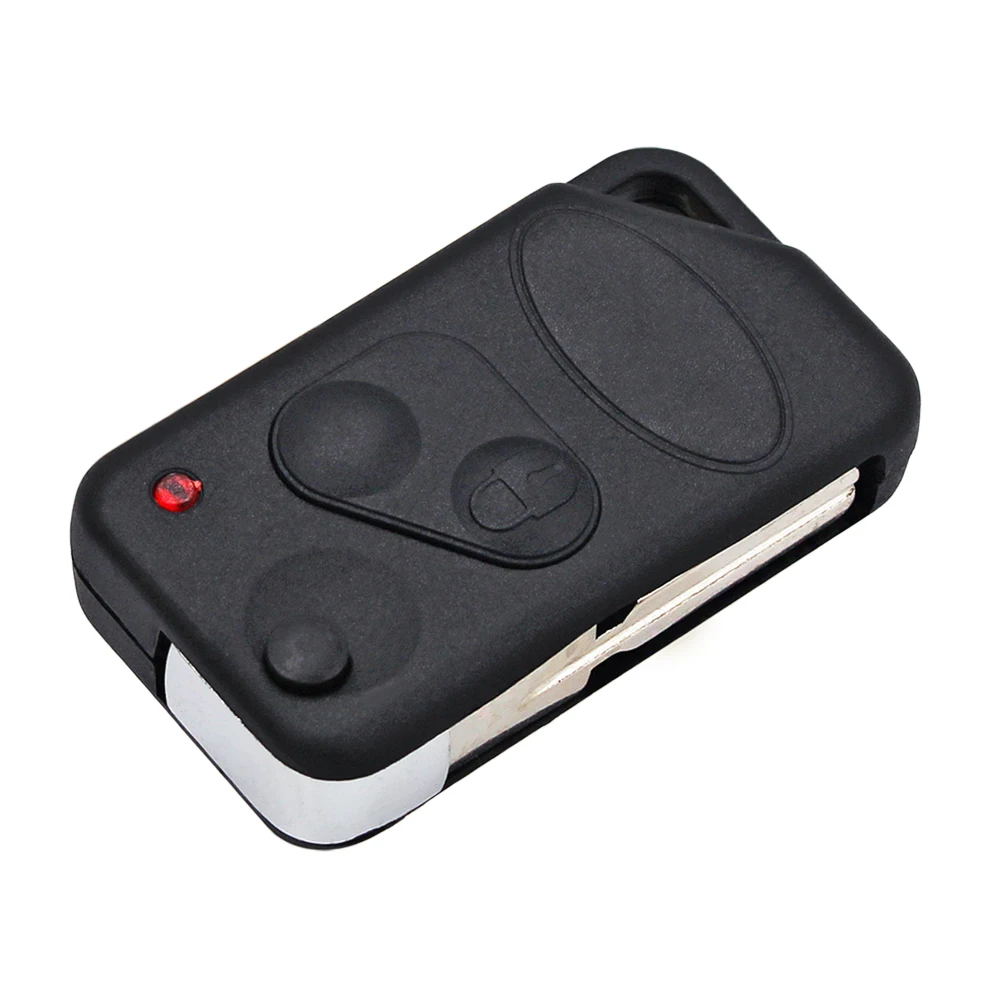 Key Case Car Key Shell Key Shell Ecusells Flip Remote Key Shell Case Fob 2 Buttons for Land Rover Range Rover 1996 1997 1998 1999 2000 2001 HU109 uncut blade