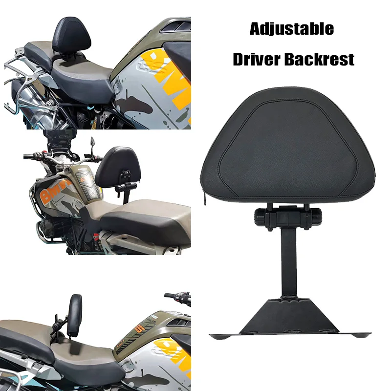 

Adjustable R1250GS Driving Backrest For BMW R 1250GS LC Adventure ADV R 1250GSA 2019-2021 Motorcycle Driver Backrest Cushion