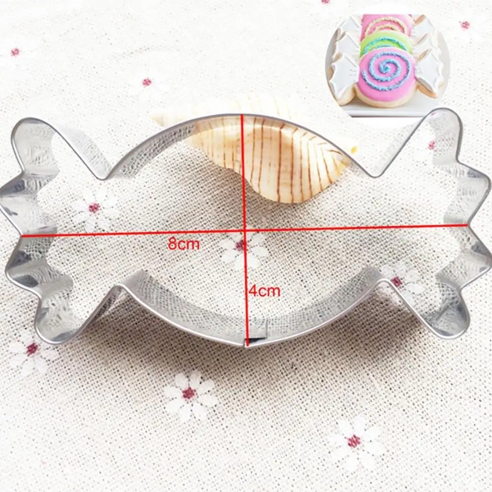 Cookie Cutter Baking Mold Cookie Mould Cookie Printing Mold Baking Decorating Tools Cake Lace Mold 3D Stainless Steel Cake Cookie Cutter Candy Shape Mold Vegetable Kitchen Baking Tool