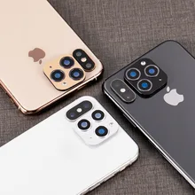 Для iPhone X XS MAX секундная Замена для iPhone 11 объектив камеры защита экрана второе поколение пленка для объектива металлическая наклейка на рассеиватель