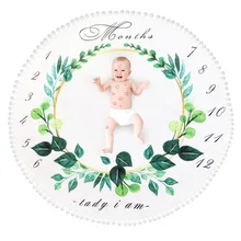 Cheap Baby Milestone Blanket Photography Monthly Background Cloth DIY Infant Kids Photo Props Floral Print Cheap Baby Milestone Blanket Photography Monthly Background Cloth DIY Infant Kids Photo Props Floral Print