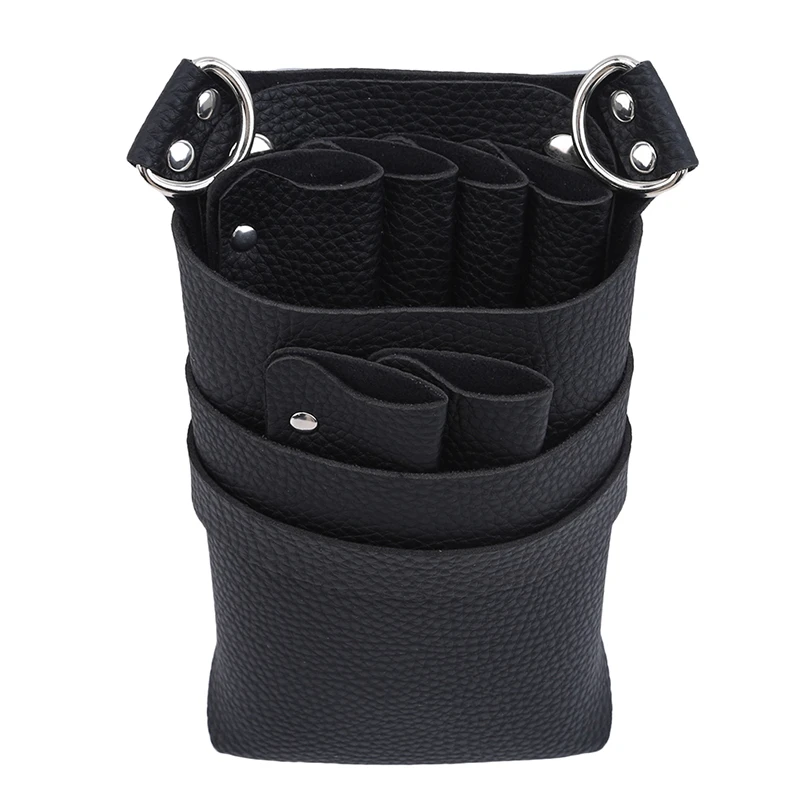 Hot Sale Vintage PU Leather Bag Case With Adjustable Belt Belt For Storing Hairdressing Tools Scissors Clips Holster Combs 1PC