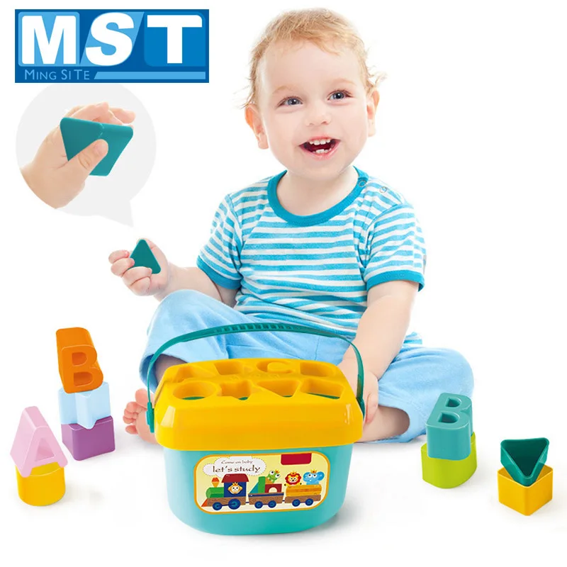

Colorful Early Learning Creative Letter Shape Cognitive Matching Toys Blocks Box Educational Children Toy Shape Sorter For Kids