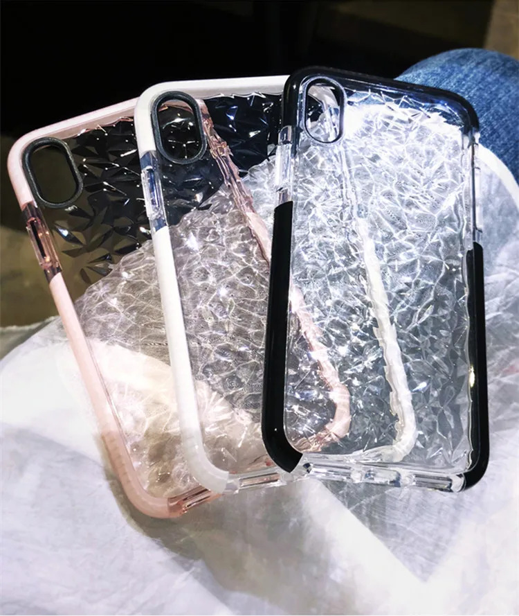 Мягкий роскошный из ТПУ прозрачный Желейный чехол для iPhone X XR XS Max 7 8 6 Plus