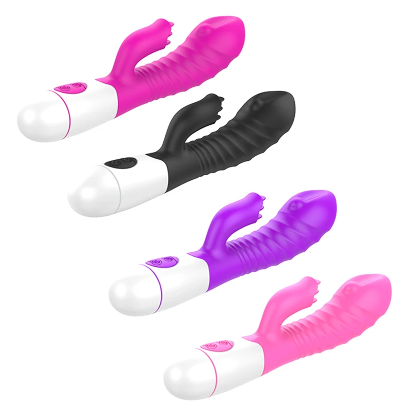 30 Speeds G Spot Dildo Vibrator Sex Toys for Woman Female Vaginal Clitoris Stimulator Magic Wand Tongue Vibrators Women | Красота и