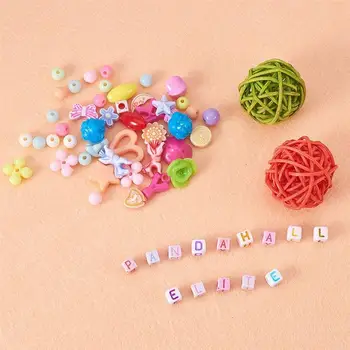 

DIY Charms Crafting Bracelet Necklace Jewelry Findings Jewelry Making Accessory (Assorted Color)