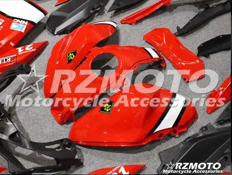 4 подарки стиль ABS литьевая форма мотоцикл Обтекатели подходит для YAMAHA R3 R25- 15-19 обтекатель кузова набор на заказ Красный
