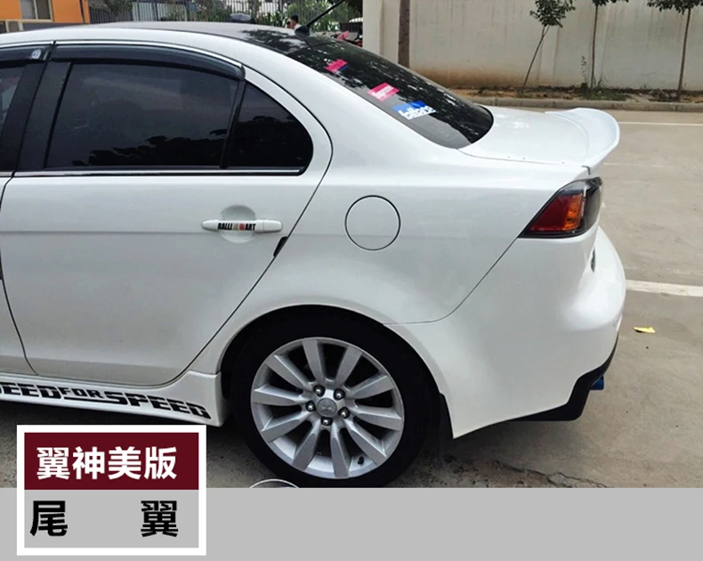 Спойлер для Mitsubishi LANCER 2009 2015 спойлер высокого качества из АБС пластика