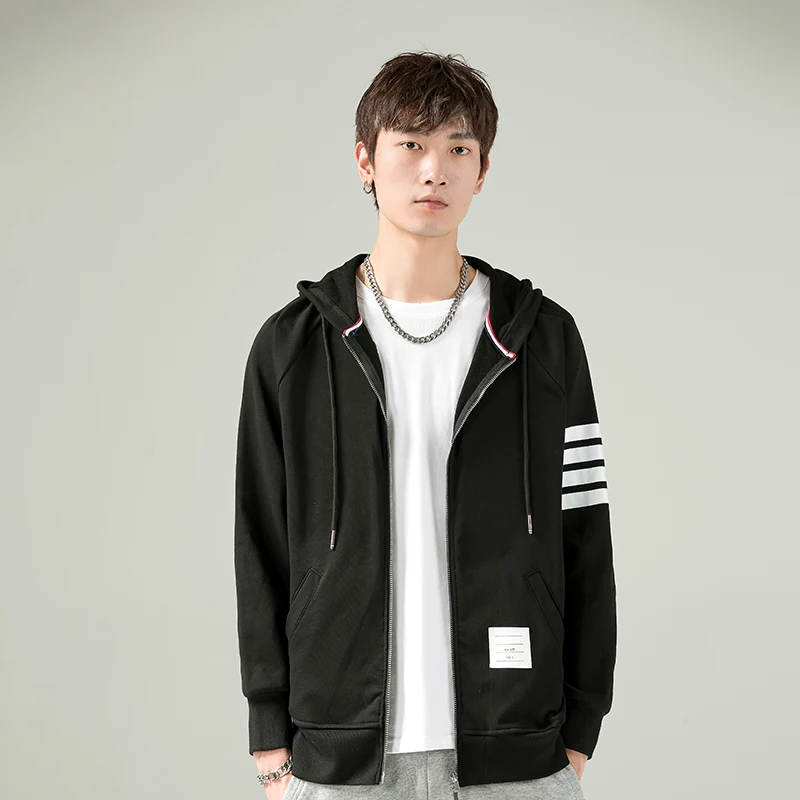 

2021 Brand Fall Winter Hoodies Jackets Korea Fashion Men Clothing Harajuku Casual Coats Plus Size Clothes Long Sleeve Streetwear