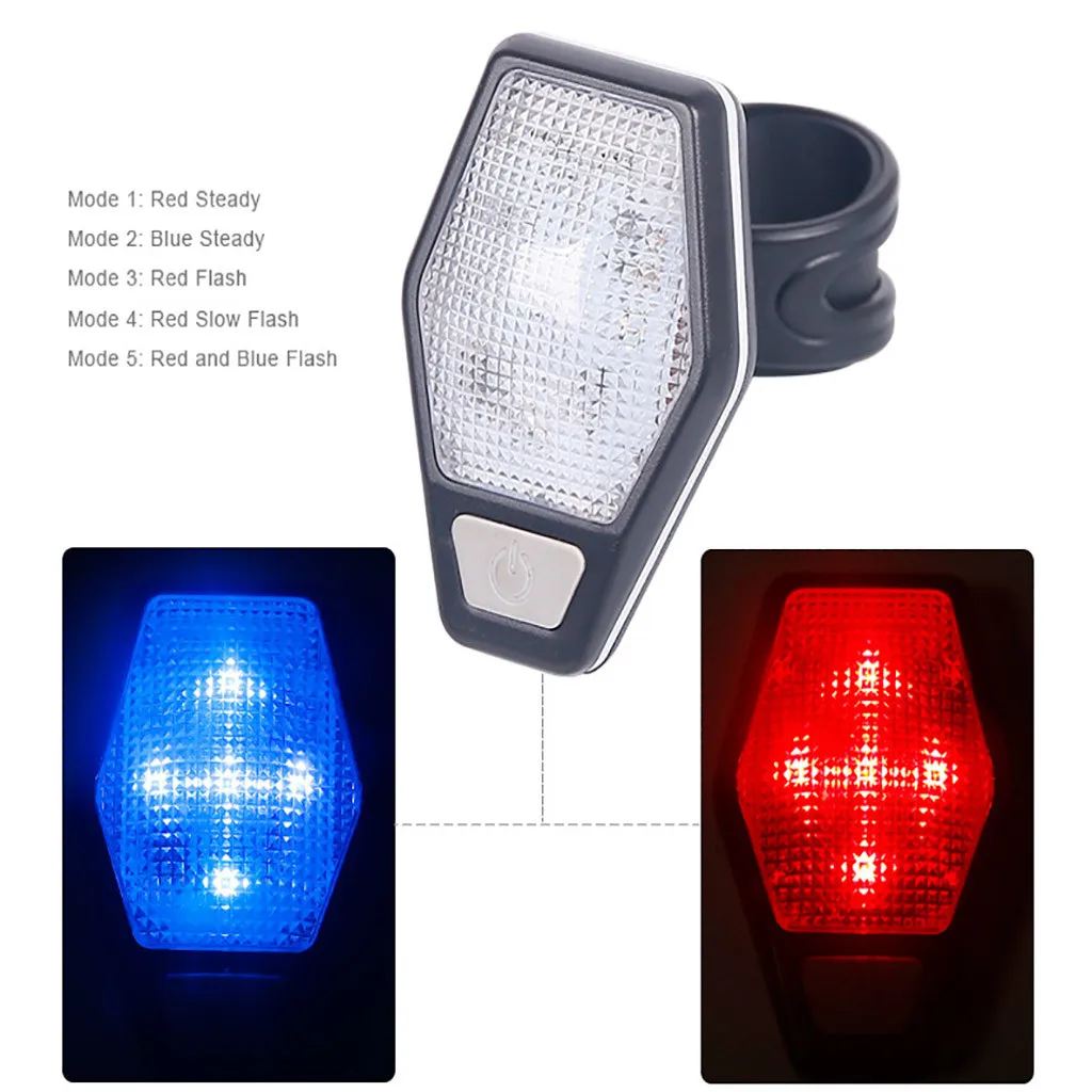 Flash Deal LED Bike Tail Light Bicycle Safety Cycling Warning Rear Lamp Night Riding Tool Red Blue Dimming Mode 5 Modes Plastic #PEX 9 Flash Deal LED Bike Tail Light Bicycle Safety Cycling Warning Rear Lamp Night Riding Tool Red Blue Dimming Mode 5 Modes Plastic #PEX 9