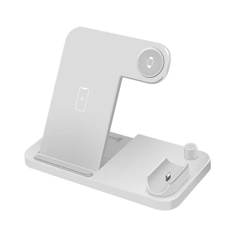 Charger Stand 3 in 1 Qi 15W Fast Charging Dock Station for Apple Watch iWatch 6 5 4 AirPods Pro iPhone 12 11XS 8
