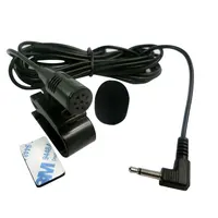 Car Audio Microphone 3.5mm Clip Jack Plug Mic Stereo Mini Wired External Microphone For Auto DVD Radio 3m Long Professionals 4