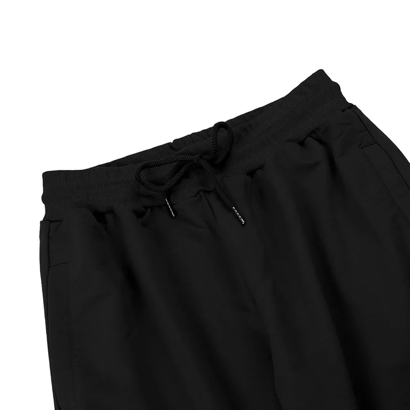 Puimentiua новые мужские спортивные и свободные брюки полной длины одноцветные универсальные штаны для бега на шнурке для тренировок и фитнеса