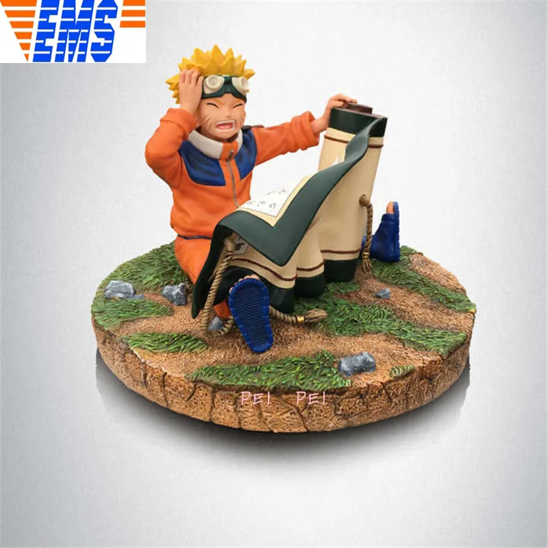 

Anime Statue NARUTO Childhood Uzumaki Naruto Limit Bus GK Action Figure Collectible Model 17CM TALL Toy BOX P1650