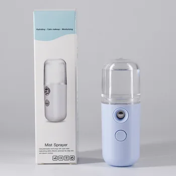 

Mini USB Rechargeable Nano Mister Air Humidifier Cooling Handheld Facial Steamer For Home Office Mist Maker Dropship