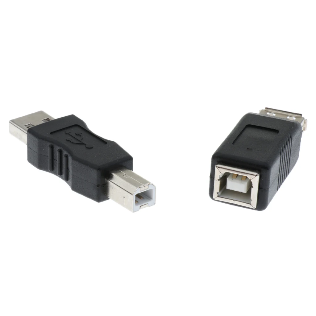Printer Cable Connector USB 2.0 High Speed Connectors Printer Scanner Adapters Kit for HP, Canon, Dell, Samsung etc