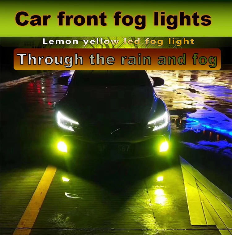 H11 Green Fog Light Bulbs for Car LED Headlight Bulbs Lime Green 7200 Lumens,BraveWAY K1-QH-QLM Series H8/H9/H11/H16 JP 