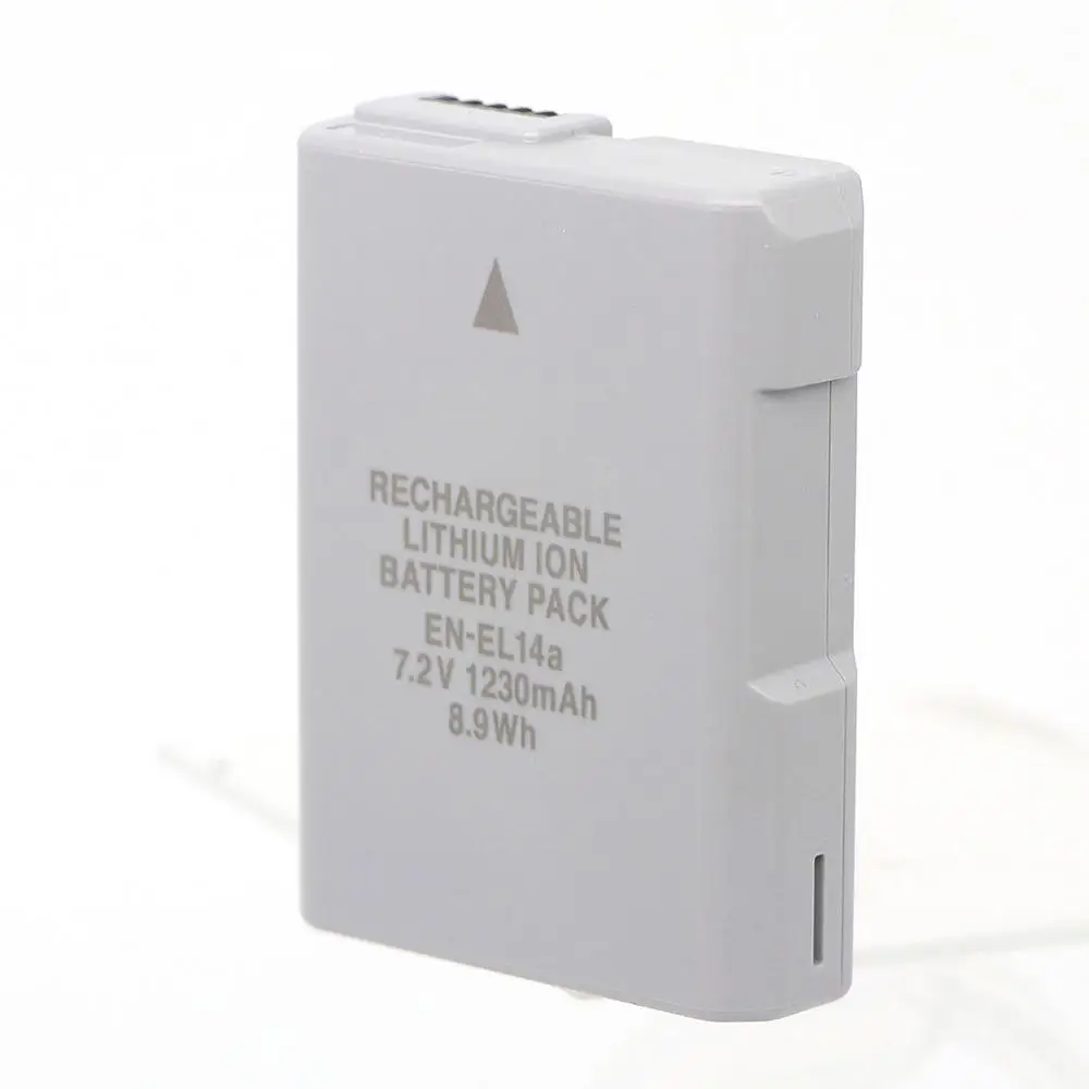 EN-EL14 EN-EL14A Bater/ía HOSAN para Nikon de 1200mAh de 2 Bater/ía Recargable Cpmpatible con EN-EL14 EN-EL14A Nikon D5600 D5500 D5300 D5200 D5100 D3500 D3400 D3300 D3200 D3100
