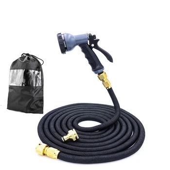 

2019 NEW 25FT-200FT US EU Garden Expandable Hose Magic Flexible Water Hose Plastic Hoses Pipe With Spray Gun To Watering Car