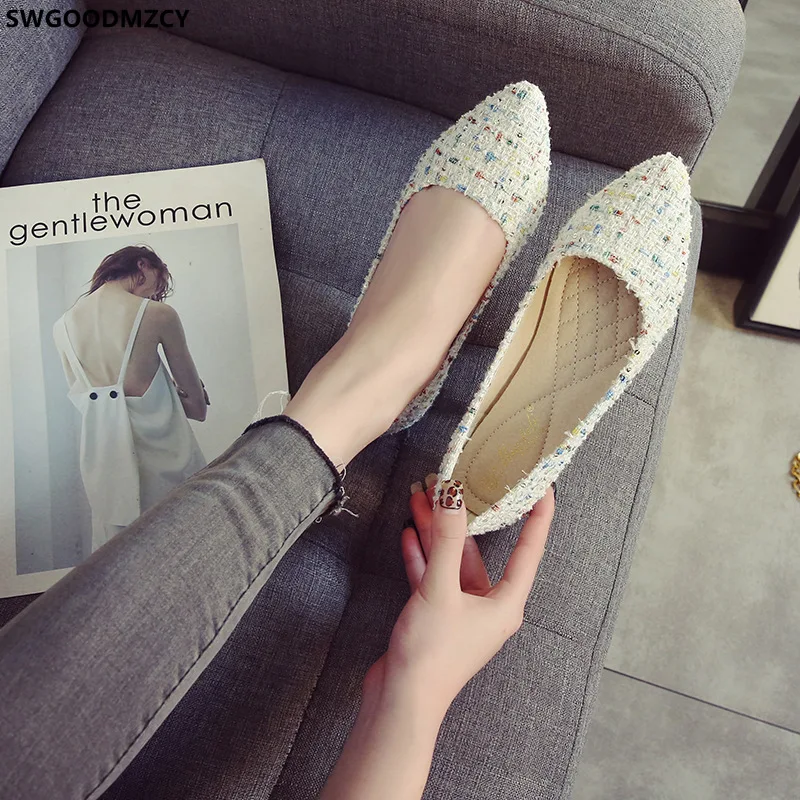 

Брендовые корейские женские туфли, модные топ-сайдеры с острым носком, женские роскошные дизайнерские слипоны, обувь для женщин 2024, женская обувь на плоской подошве