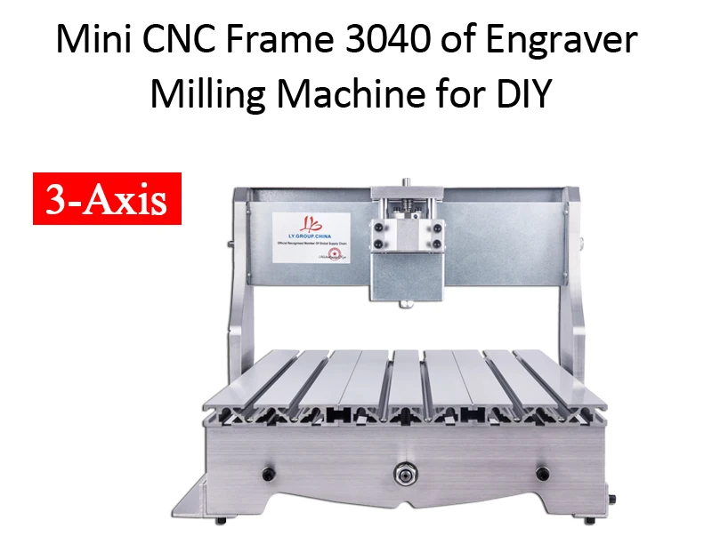 DIY 3040 3 оси мини CNC рама ЧПУ граверный фрезерный станок