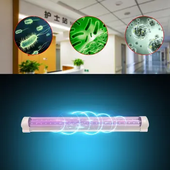 

[1-10PCS] 9.8W 48 LEDs UV Lamp Germicidal Sterilizer EliminatorTube Kill Dust Mite Quartz Ultraviolet Light EU/US PLUG