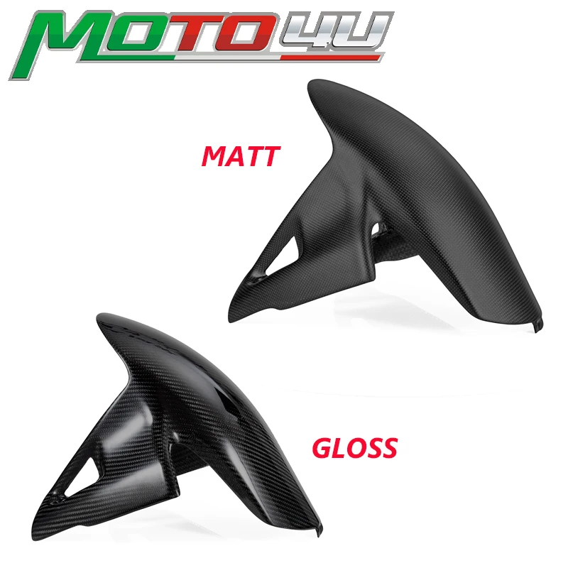 

For Ducati Panigale V4 2018 2019 Gloss/Matt 100% Carbon Fiber Front Fender Mudguard Hugger