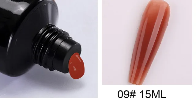 15ml Poly Acrylic Gel For Nail 22 Color Spangle Crystal Extension Gel UV/LED Light Quick Extension Nail Without Paper Holder&_&* 09