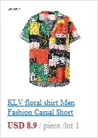 KLV Мужская Этническая короткий рукав Повседневная Хлопок Лен узор гавайская рубашка блузка ropa hombre elegante guayabera рубашка Camisa hombre 9819
