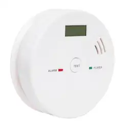 ЖК-дисплей датчик дыма звуковая сигнализация детектор аварийной сигнализации угарного газа для домашней безопасности