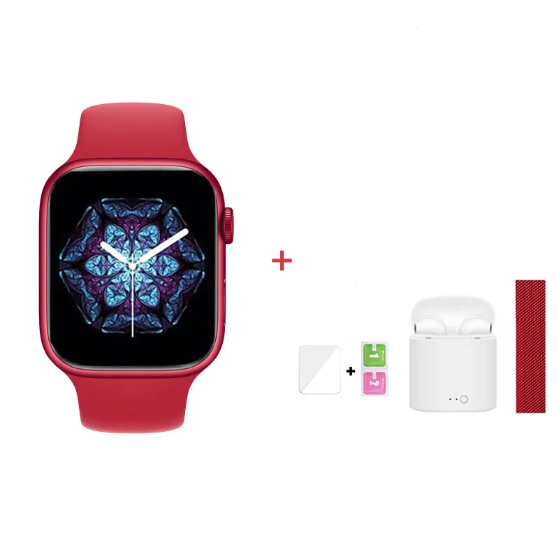 IWO I7 Mini Smart Watch 41mm Series 7 Music Bluetooth Call DIY Dials Mini Games Heart Rate Smartwatch Men Women For Android IOS 