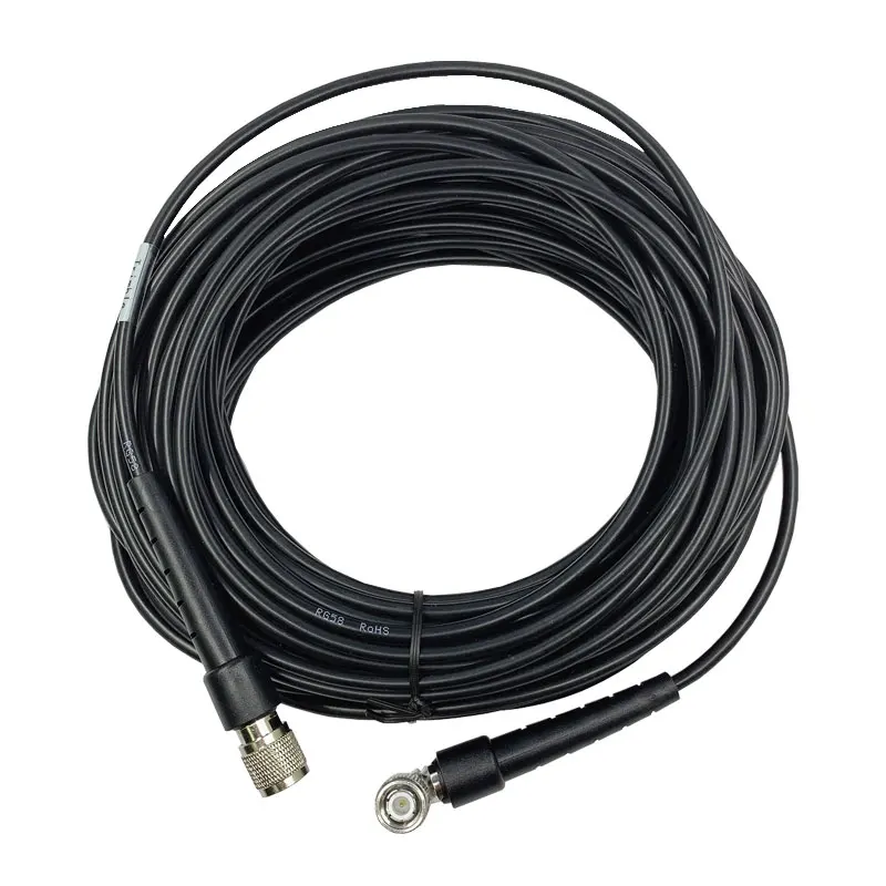 Cavo Connettore Maschio Da 20M A 90 Gradi Tnc A Tnc Per Porta Antenna Trimble Nero