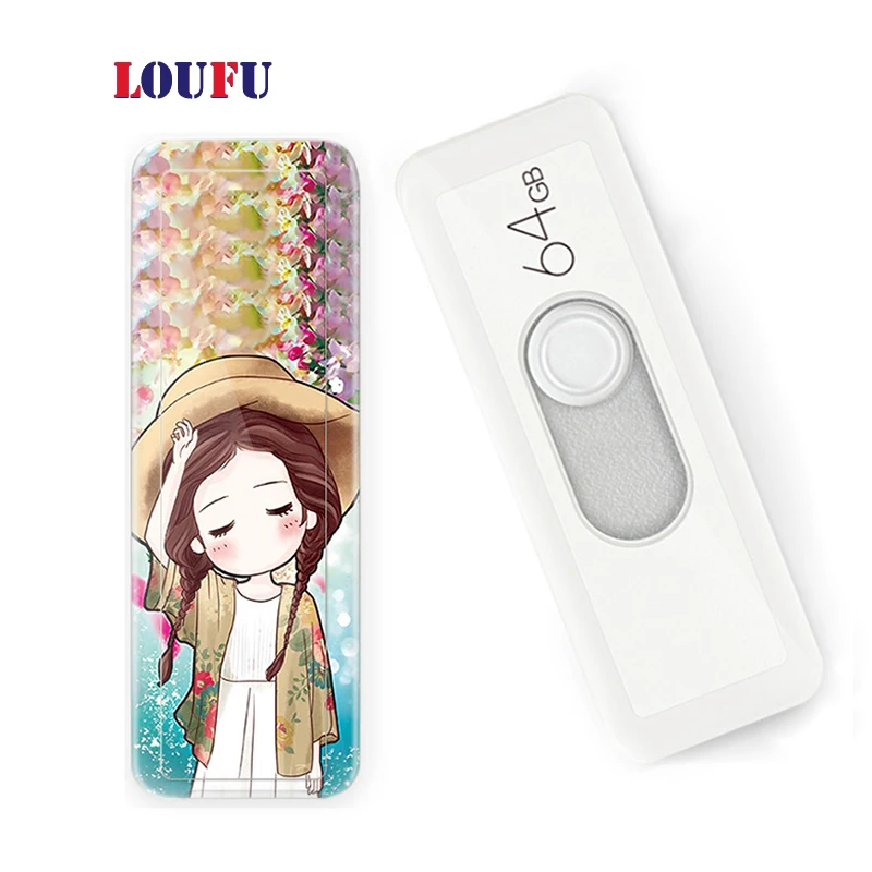 Ручка накопитель 128 ГБ USB флеш 64 32 16 8 4 Гб соломенная шляпа U Stick для девочек подарки