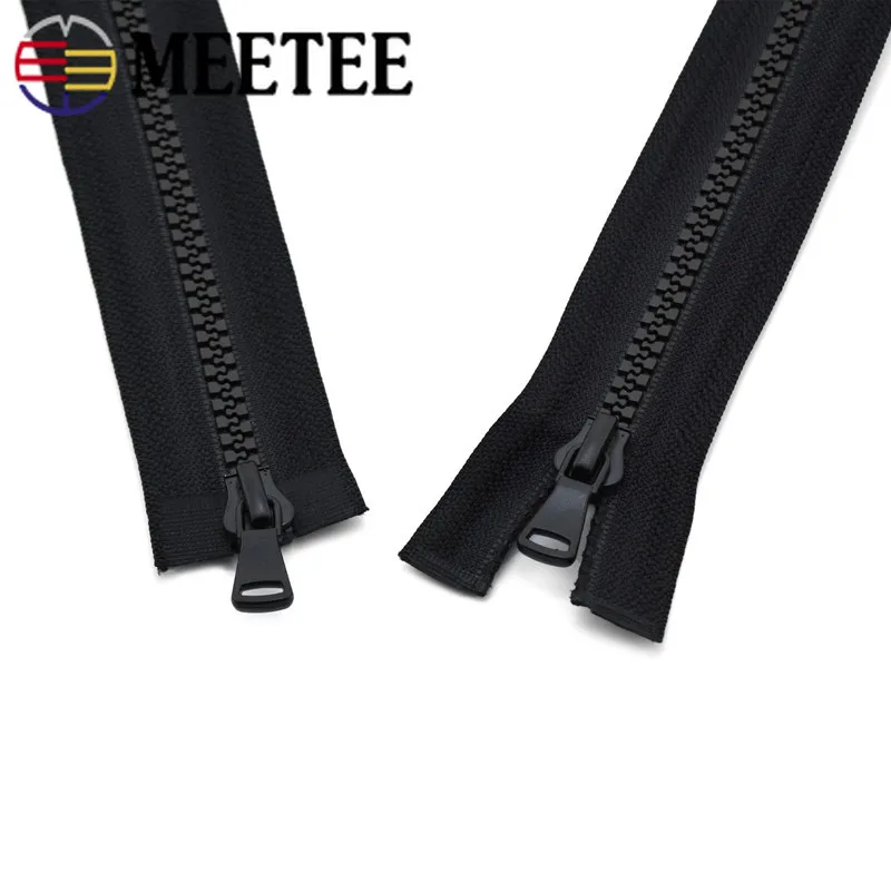 Meetee комплект из 3 предметов, детская одежда на рост 80, 90/100/120 см 5# разъемная застежка-молния с открытым концом застежка-молния смолаы двойными собачками good Market молния куртка DIY пальто палатка Костюмы пошив ремонтов аксессуары