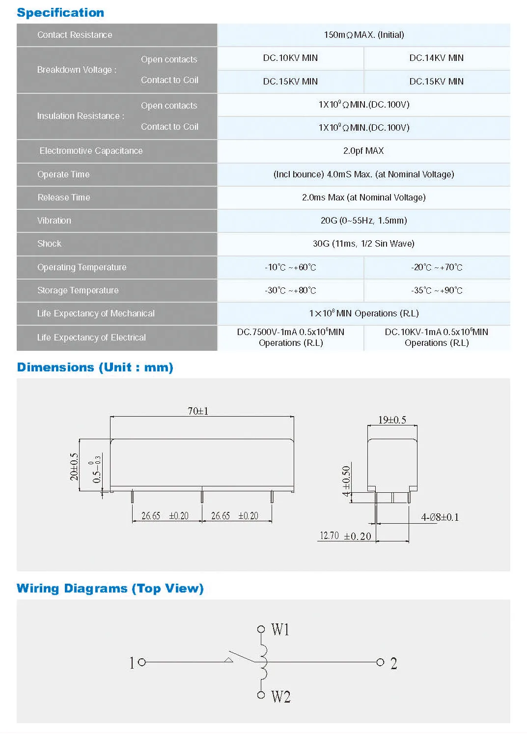 LRL-101-100PCV LRL-102-100PCV10KV/3.0A Рид Высокая Реле Напряжения
