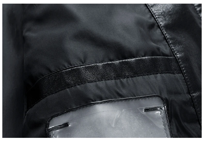 Мужские Куртки из искусственной кожи Jaqueta Couro Masculina кожаные куртки с карманами мужские осенние Брендовые повседневные мотоциклетные кожаные куртки