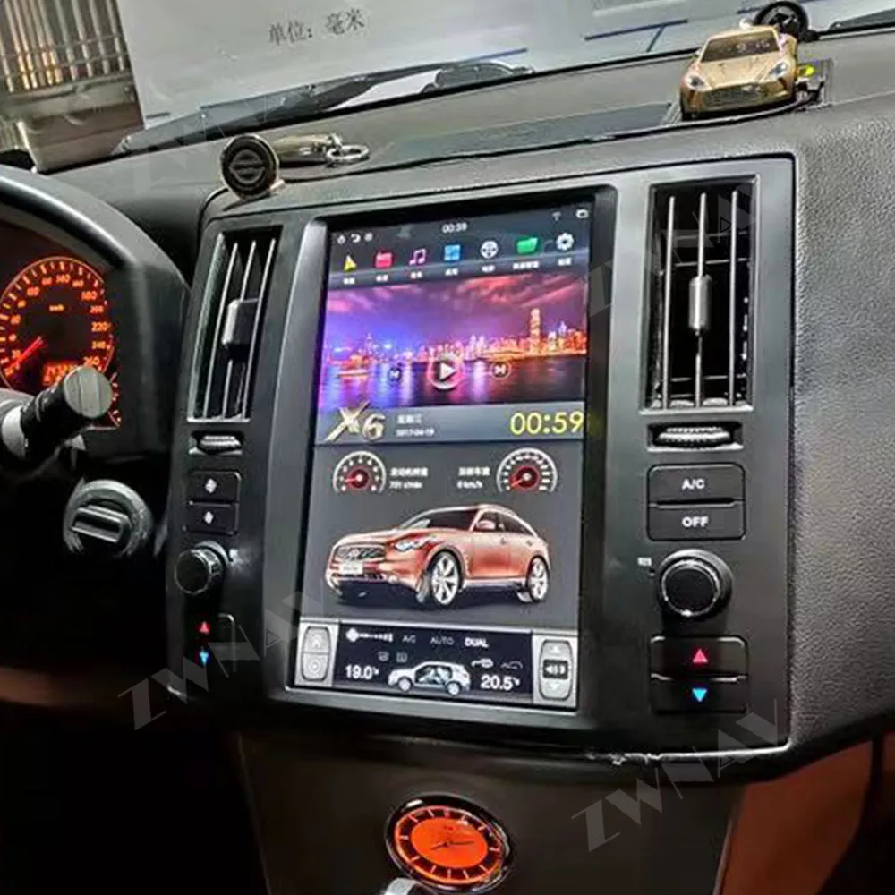 Android 9 внутренняя память 64+ 4G Tesla с DSP Carplay Автомобильный мультимедийный плеер стерео для Infiniti FX FX25 FX35 FX37 2003-2007 gps навигации