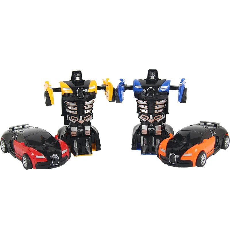 

Boy Model Toy Car Warrior Transformer Impact Transformation Robot Toys Bugatti Toy Car