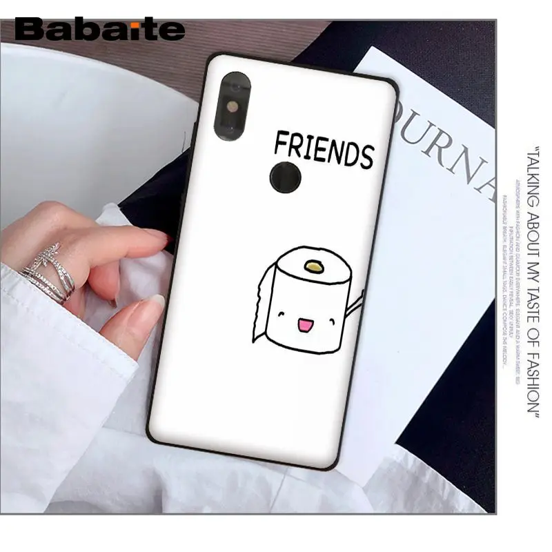 Babaite BFF лучшие друзья бургер и картофель фри чехол для телефона оболочка для Red mi 5 plus Note 5 Xuiao mi 8 8SE 6 mi X 2 2S мобильные чехлы