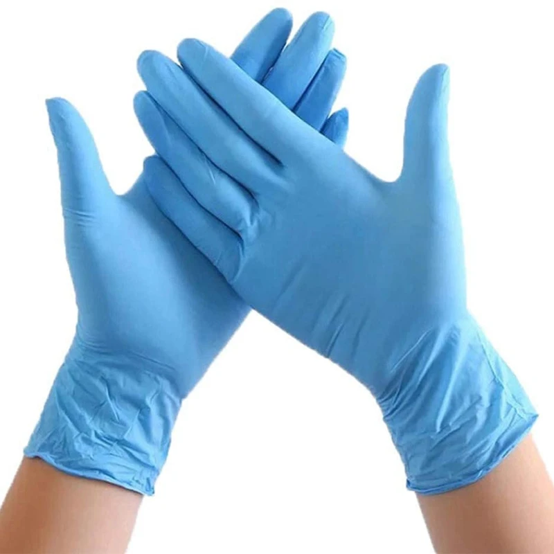 

Disposable Nitrile Gloves-200 Sticks-Rubber Free Latex, Examination Level, Examinations