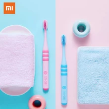Xiaomi детская зубная щетка две тонкие зубные щетки Зубная щетка для гигиены полости рта детская дорожная Бытовая