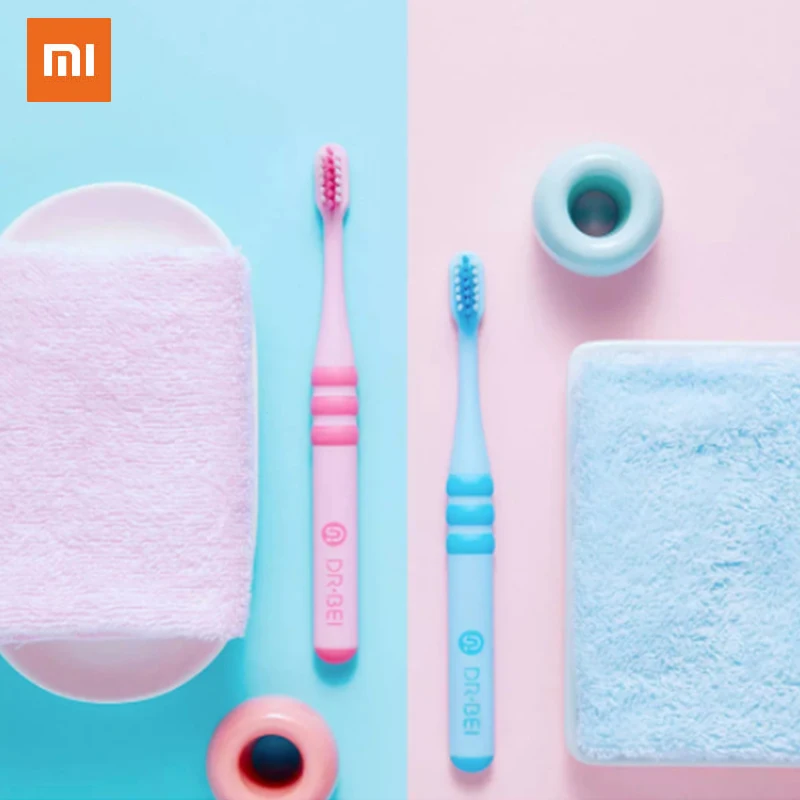 Xiaomi детская зубная щетка две тонкие зубные щетки Зубная для гигиены полости рта