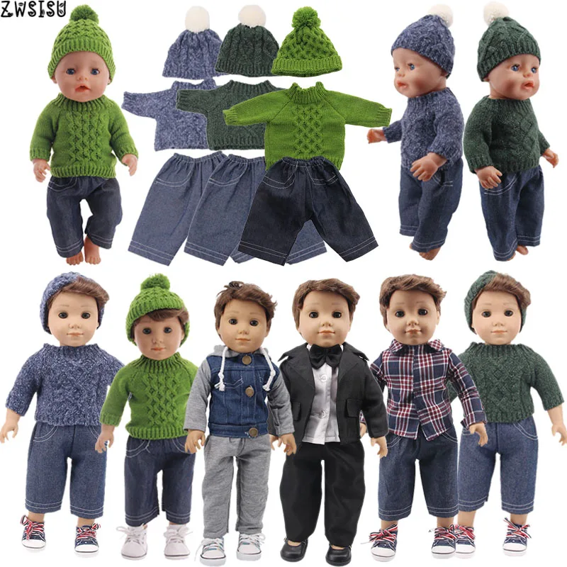 18" Inch Boy Doll Clothes Accessories 
