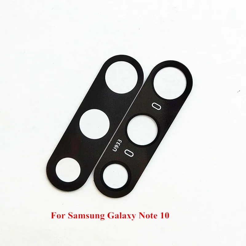 

100x новый оригинальный стеклянный объектив задней камеры для Samsung Galaxy Note 10 с наклейкой