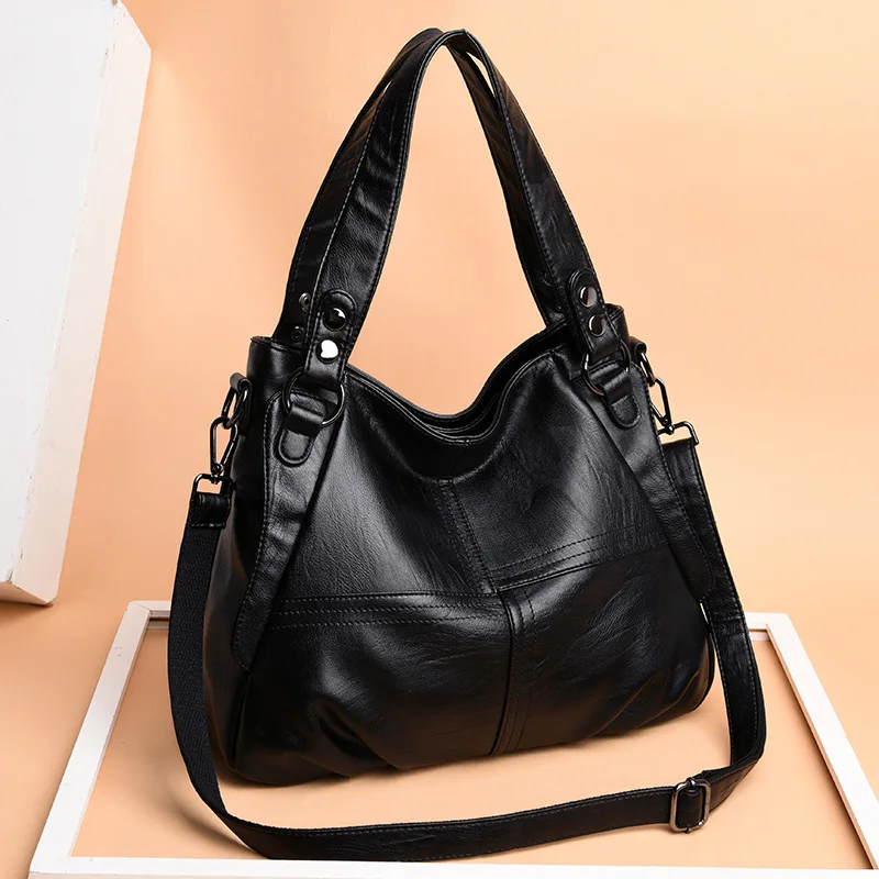 

Big Bag Women's 2019 New Style Europe And America Versitile Fashion Handbag Large Capacity Messenger Backpack Mommy Bag Shoulder