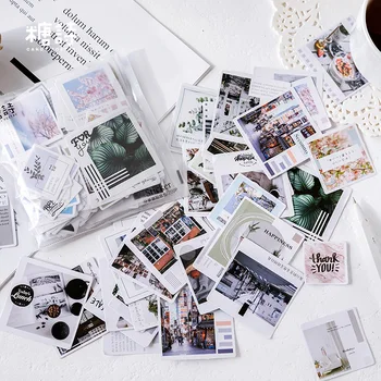 

200pcs/1lot Kawaii Stationery Stickers Retro Plant Diary Planner Decorative Mobile Stickers Scrapbooking DIY Craft Stickers